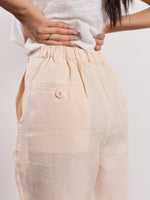 Load image into Gallery viewer, Peach Linen Trousers
