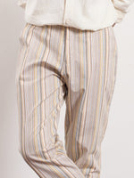 Load image into Gallery viewer, Striped Linen Trousers
