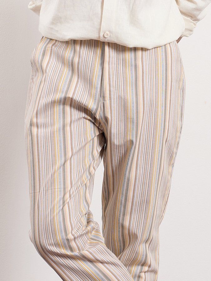 Striped Linen Trousers