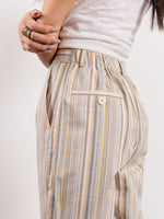 Load image into Gallery viewer, Striped Linen Trousers
