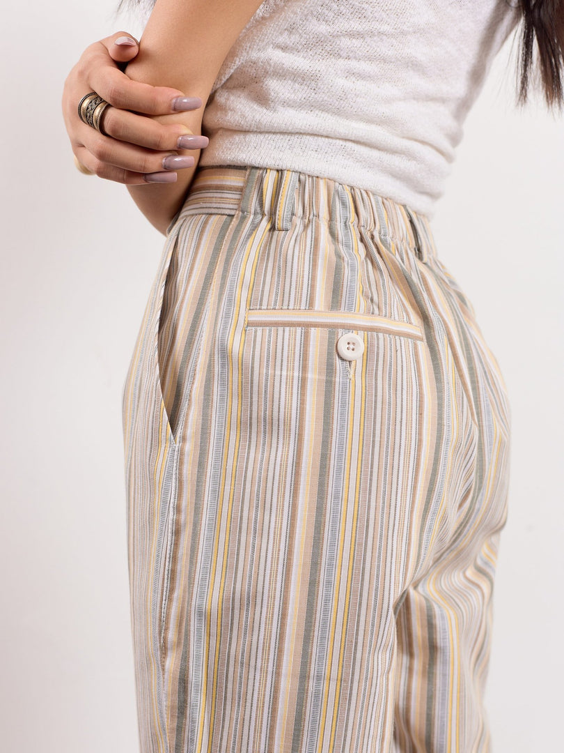 Striped Linen Trousers