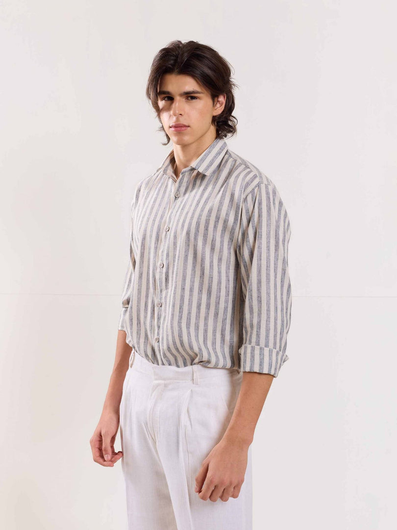 Linen Striped Shirt