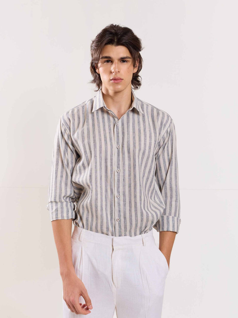 Linen Striped Shirt