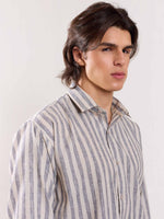 Load image into Gallery viewer, Linen Striped Shirt
