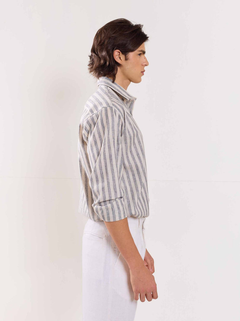 Linen Striped Shirt