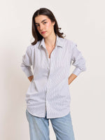 Load image into Gallery viewer, White Pinstriped Shirt
