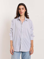 Load image into Gallery viewer, White Pinstriped Shirt
