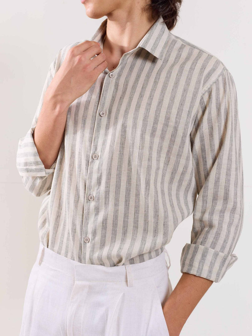 Linen Striped Shirt