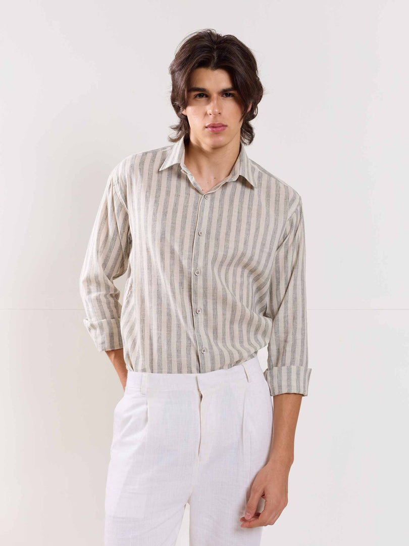 Linen Striped Shirt