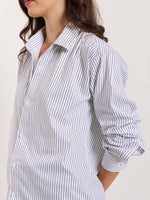 Load image into Gallery viewer, White Pinstriped Shirt
