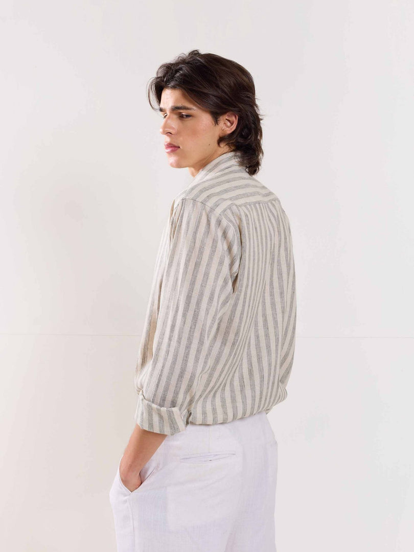 Linen Striped Shirt