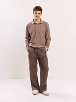 Load image into Gallery viewer, Taupe Linen Pull-on Pants
