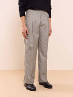 Load image into Gallery viewer, Grey Textured Baggy Fit Trousers
