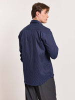 Load image into Gallery viewer, Blue Pinstriped Shirt
