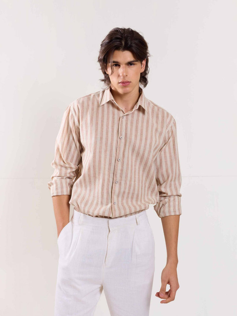 Linen Striped Shirt