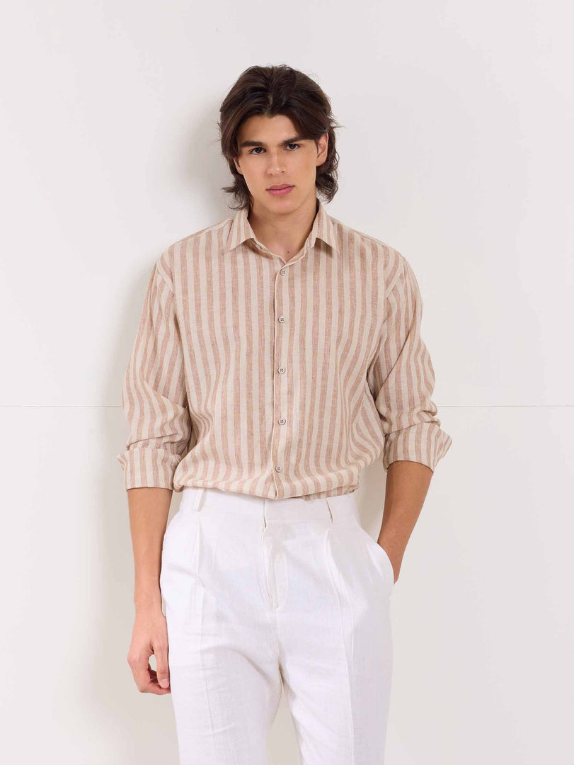 Linen Striped Shirt