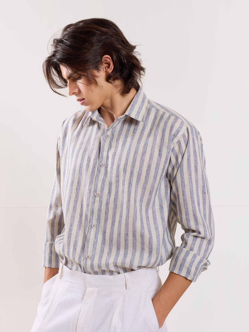 Linen Striped Shirt