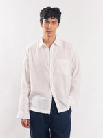 Load image into Gallery viewer, White Gauze Holiday Shirt
