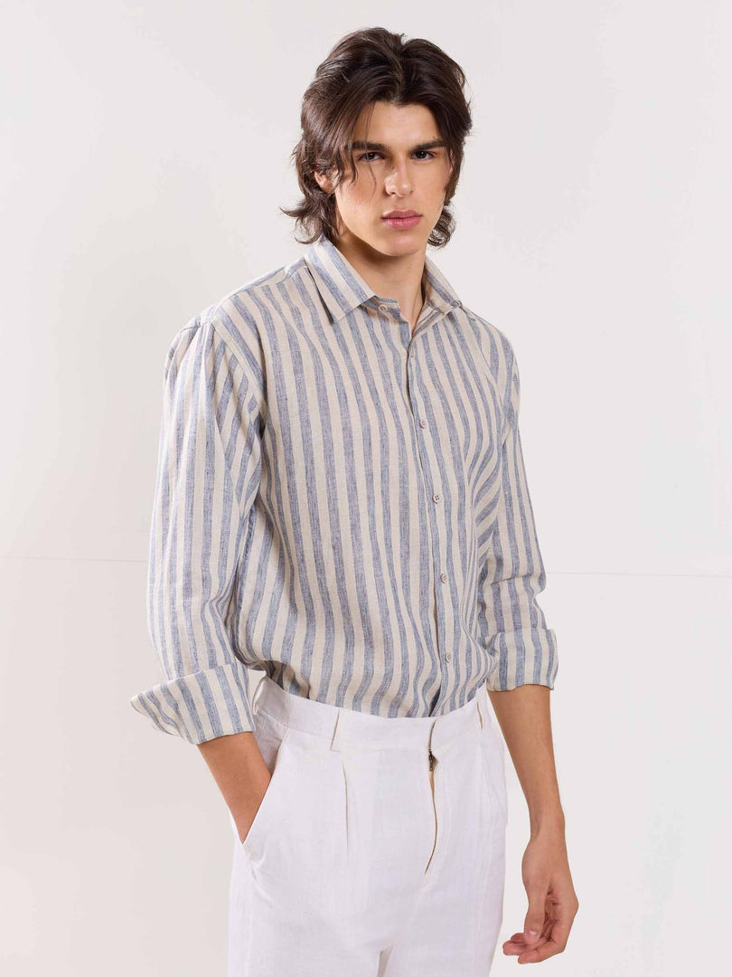 Linen Striped Shirt