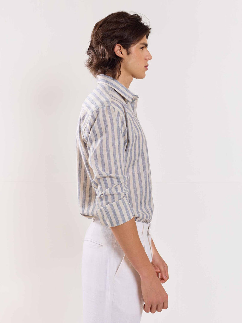 Linen Striped Shirt