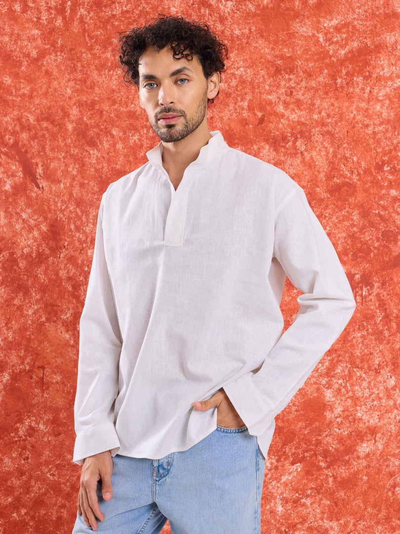 White Linen Kurta