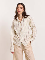 Load image into Gallery viewer, Rose Panelled Holiday Shirt
