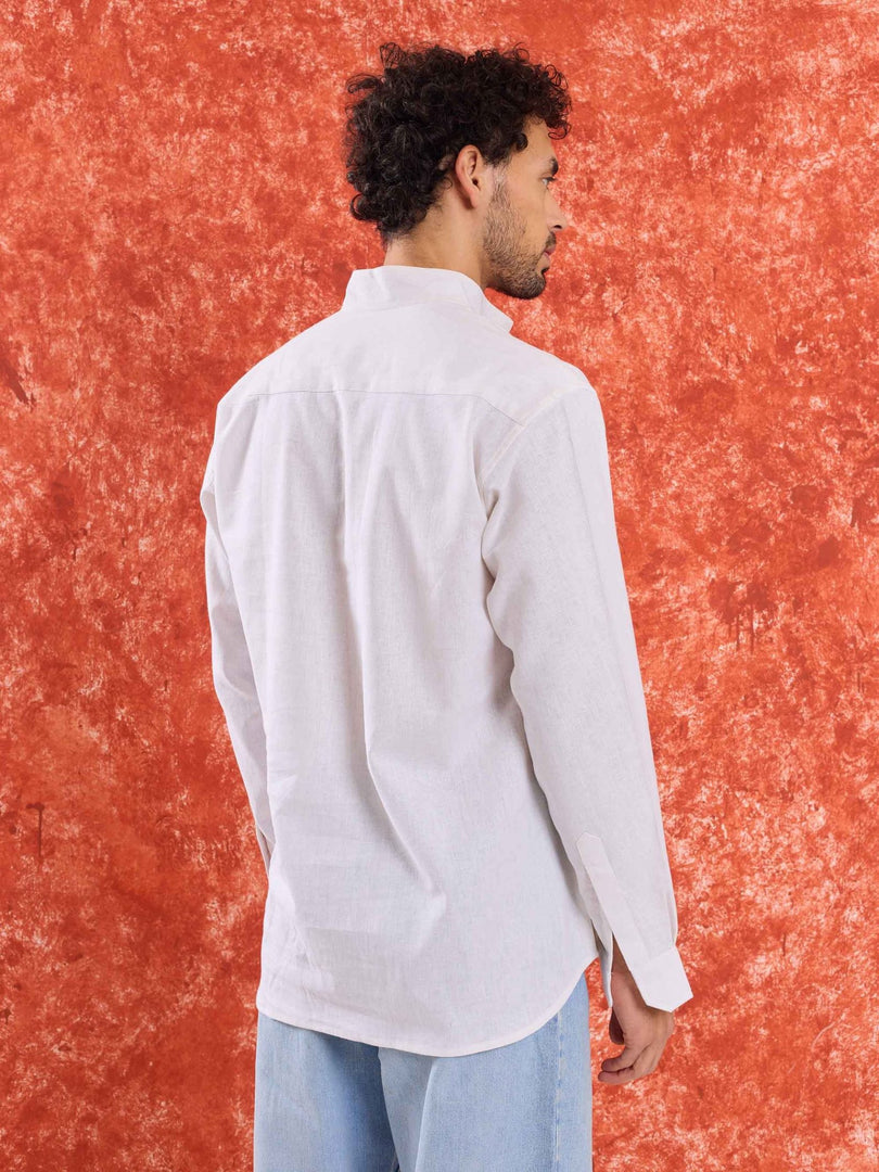 White Linen Kurta