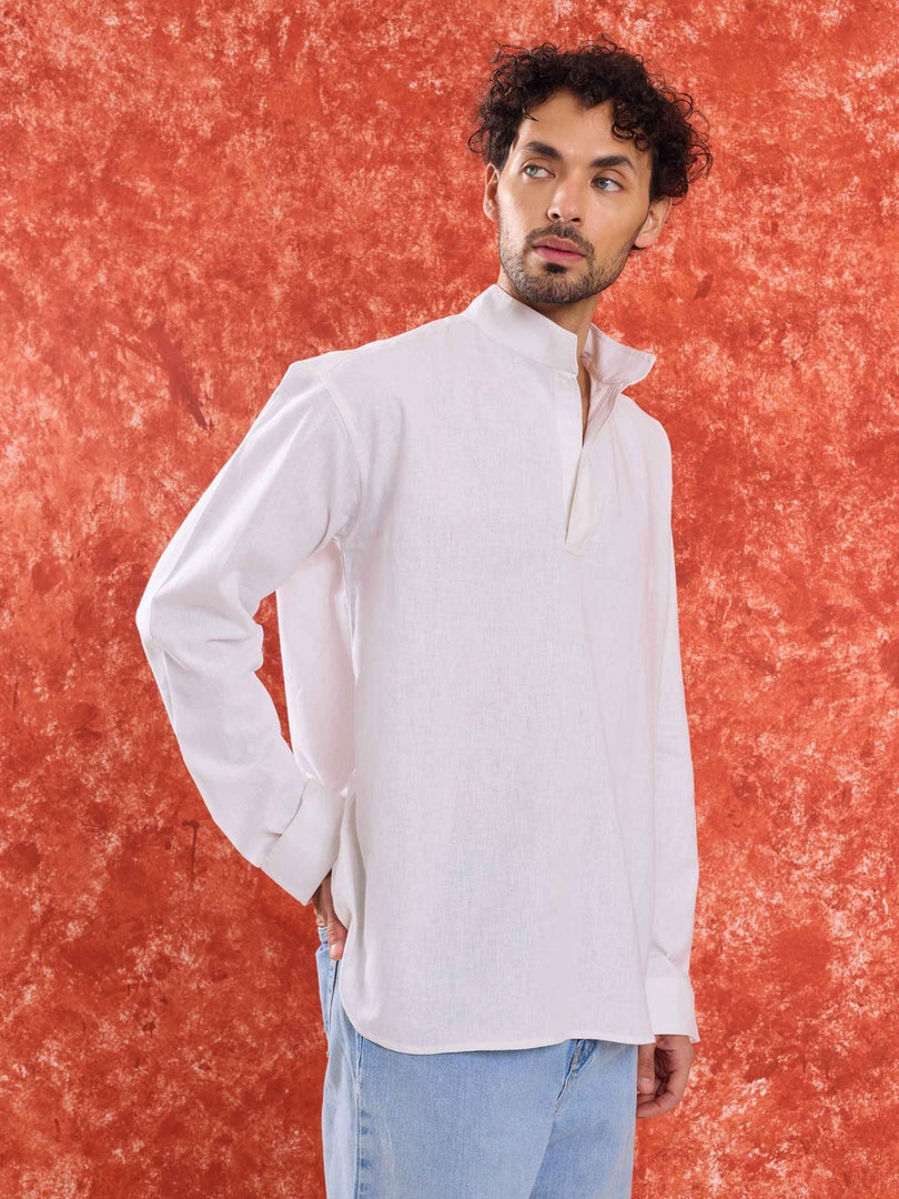 White Linen Kurta