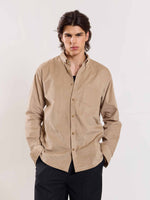 Load image into Gallery viewer, Beige Corduroy Shirt
