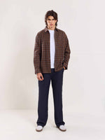 Load image into Gallery viewer, Brown Flannel Overshirt
