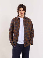 Load image into Gallery viewer, Brown Flannel Overshirt
