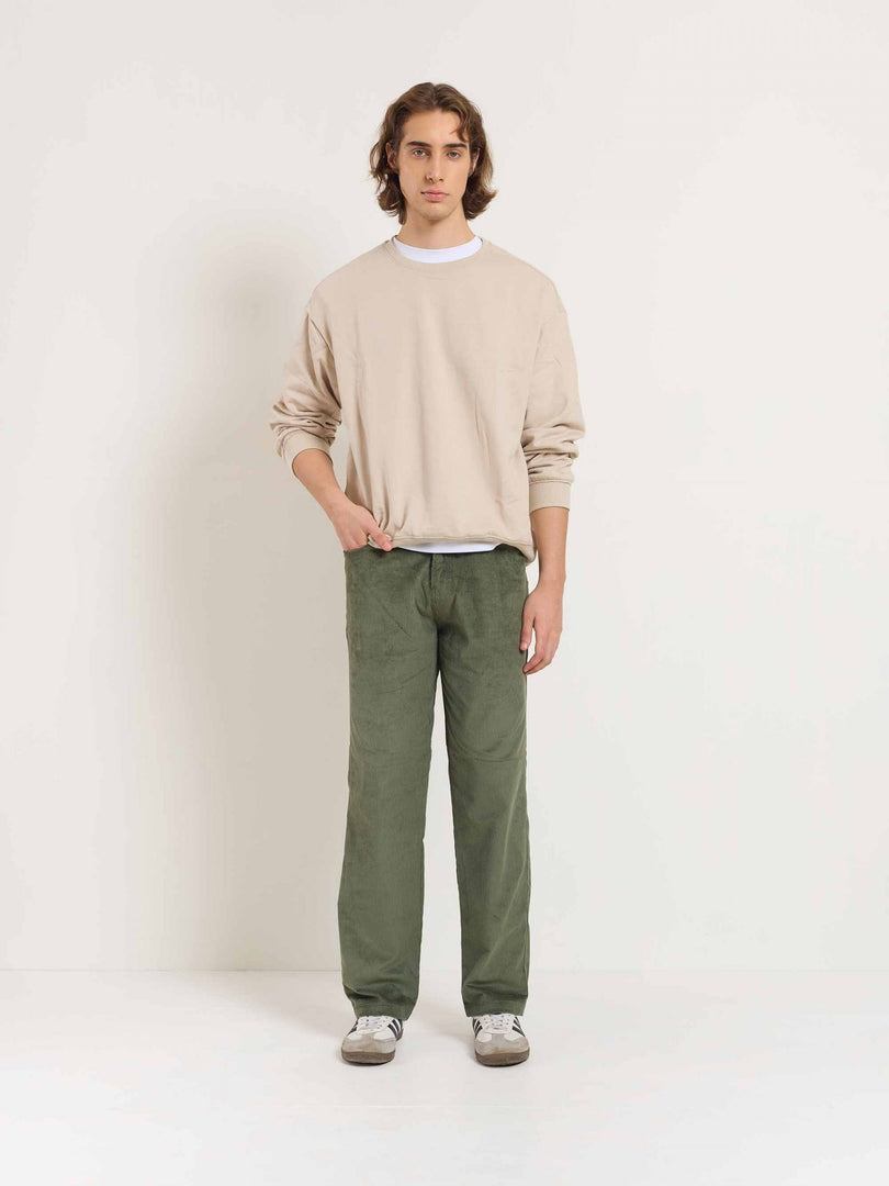 Olive Corduroy Trousers