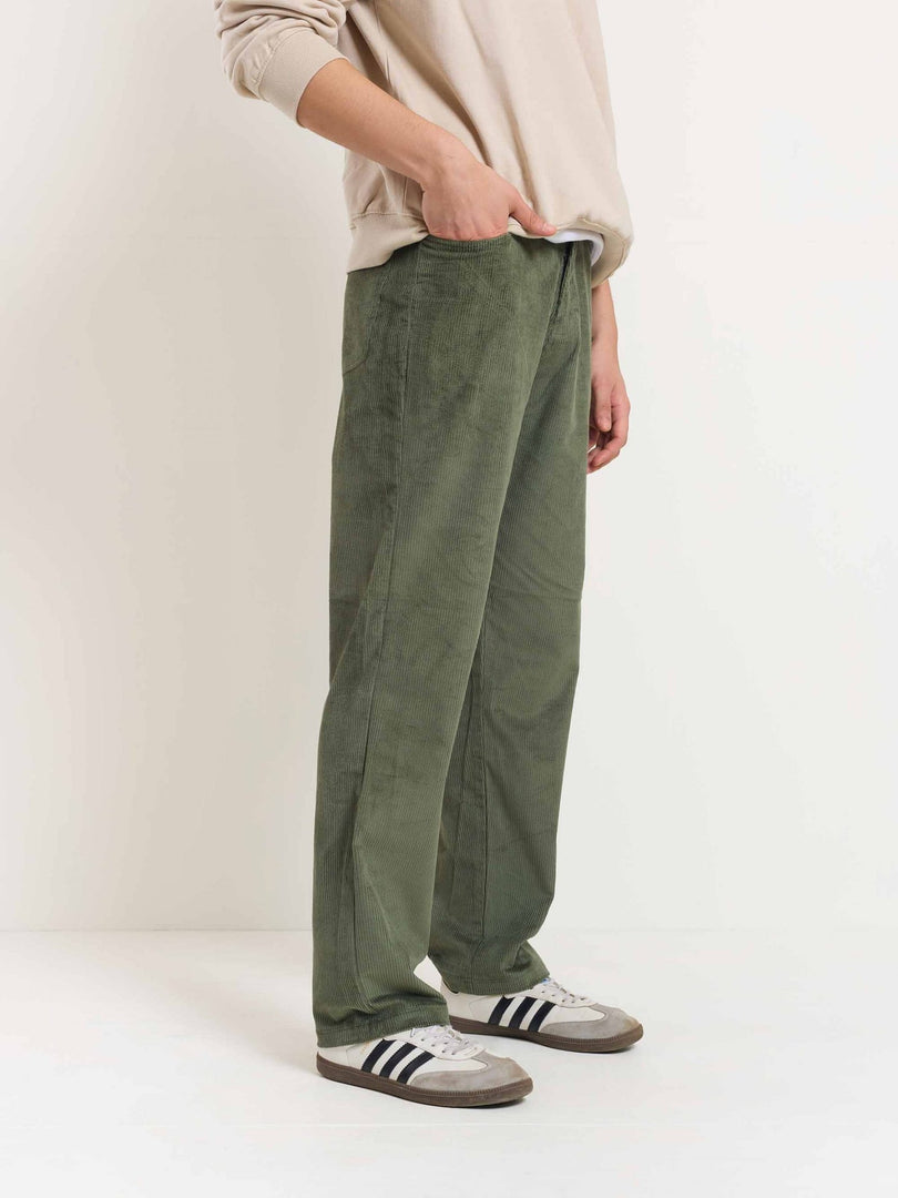 Olive Corduroy Trousers