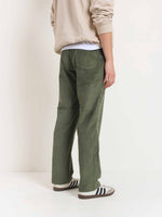 Load image into Gallery viewer, Olive Corduroy Trousers
