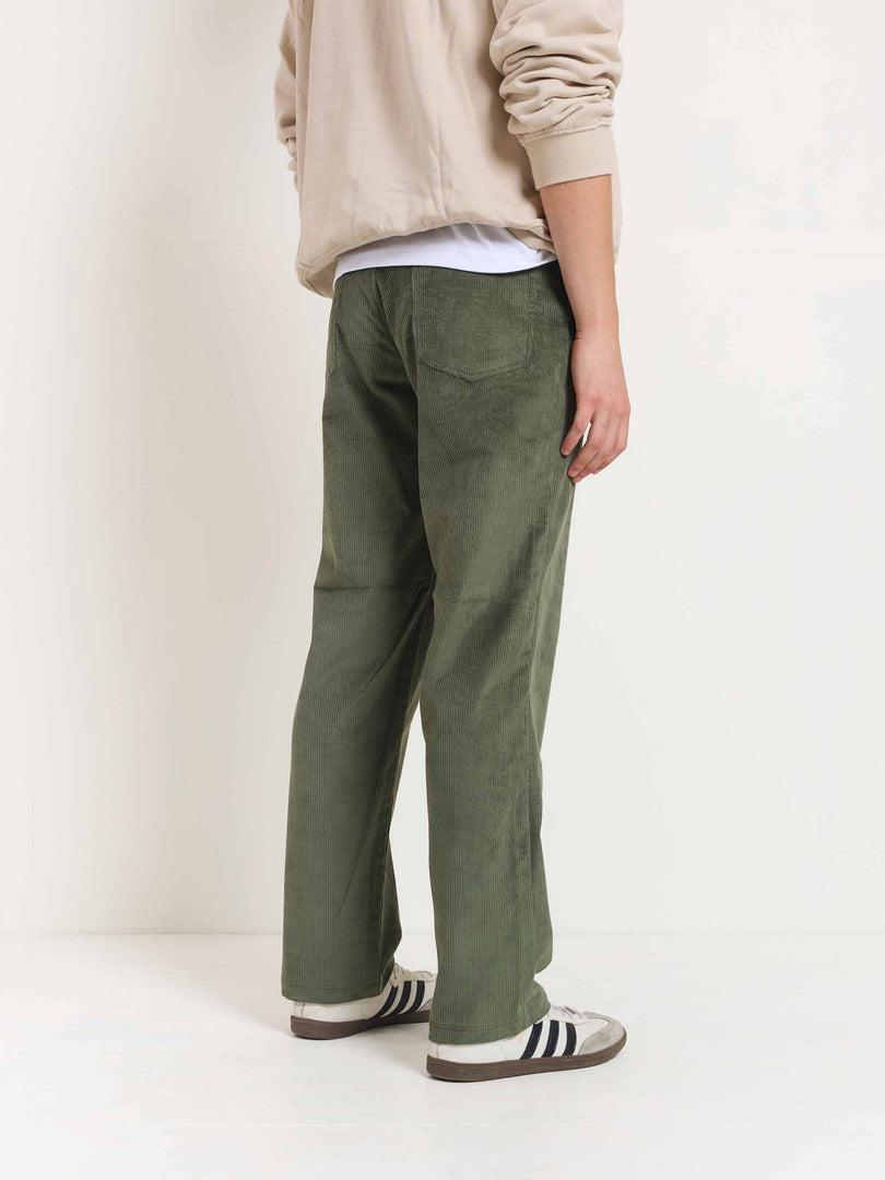 Olive Corduroy Trousers