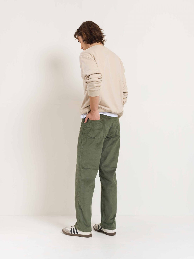 Olive Corduroy Trousers