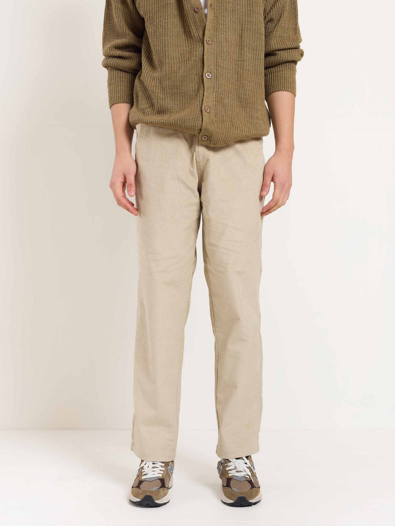 Beige Corduroy Trousers