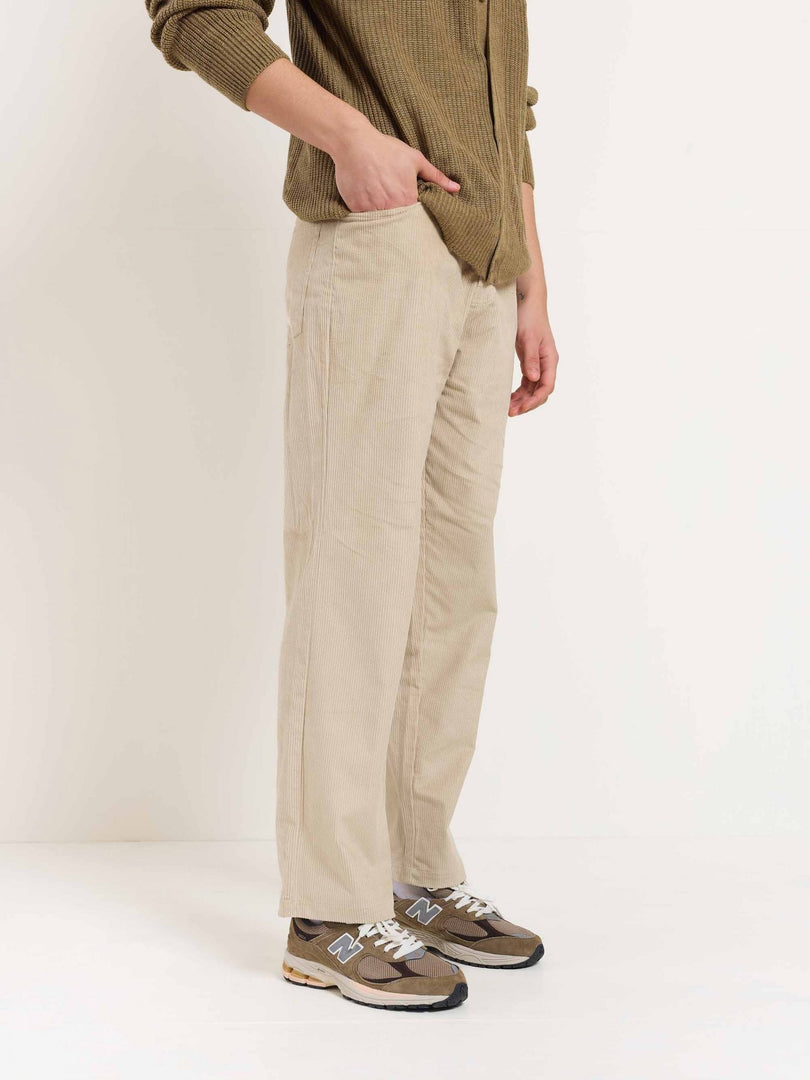 Beige Corduroy Trousers