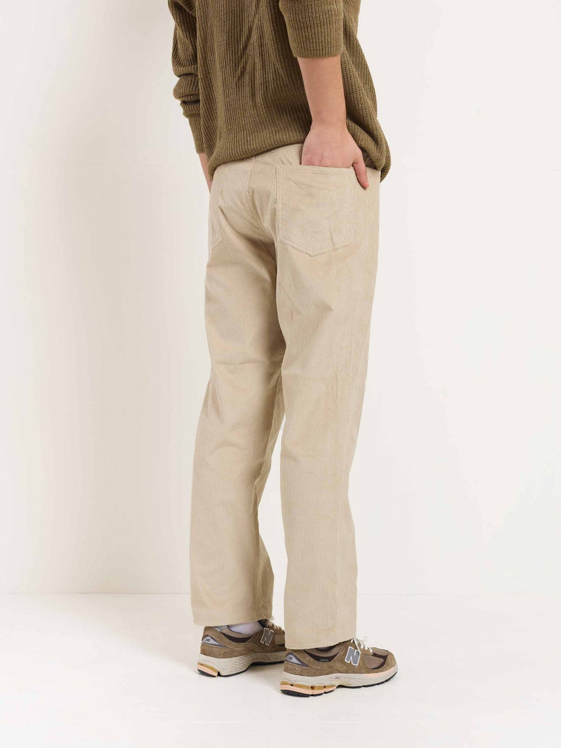 Beige Corduroy Trousers