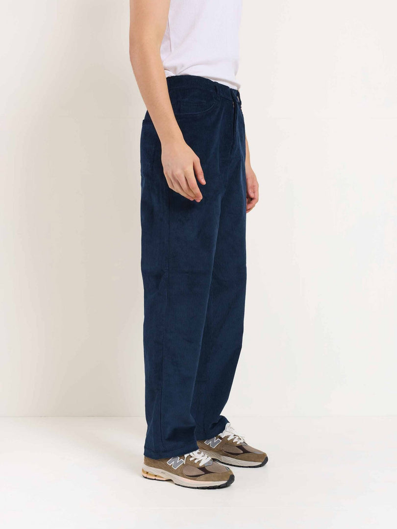 Navy Corduroy Trousers