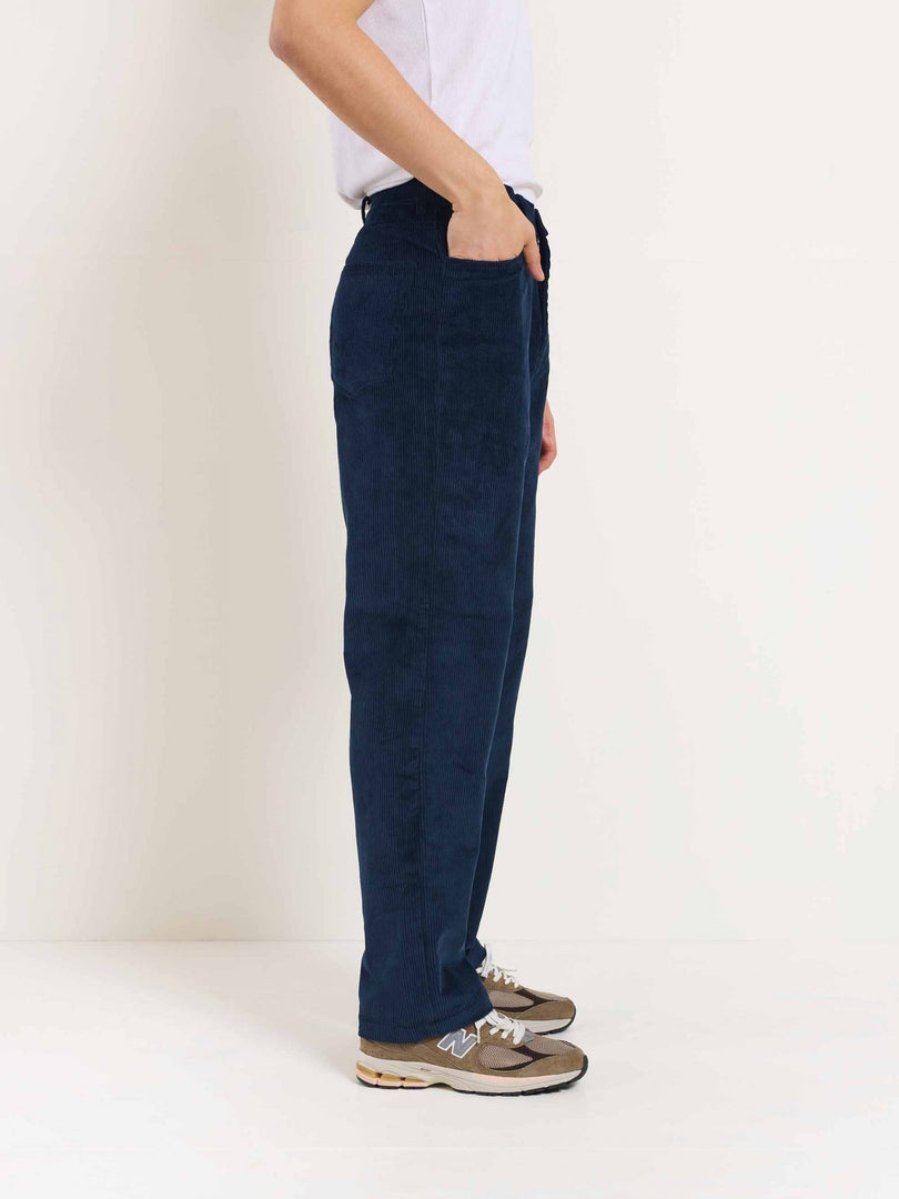 Navy Corduroy Trousers