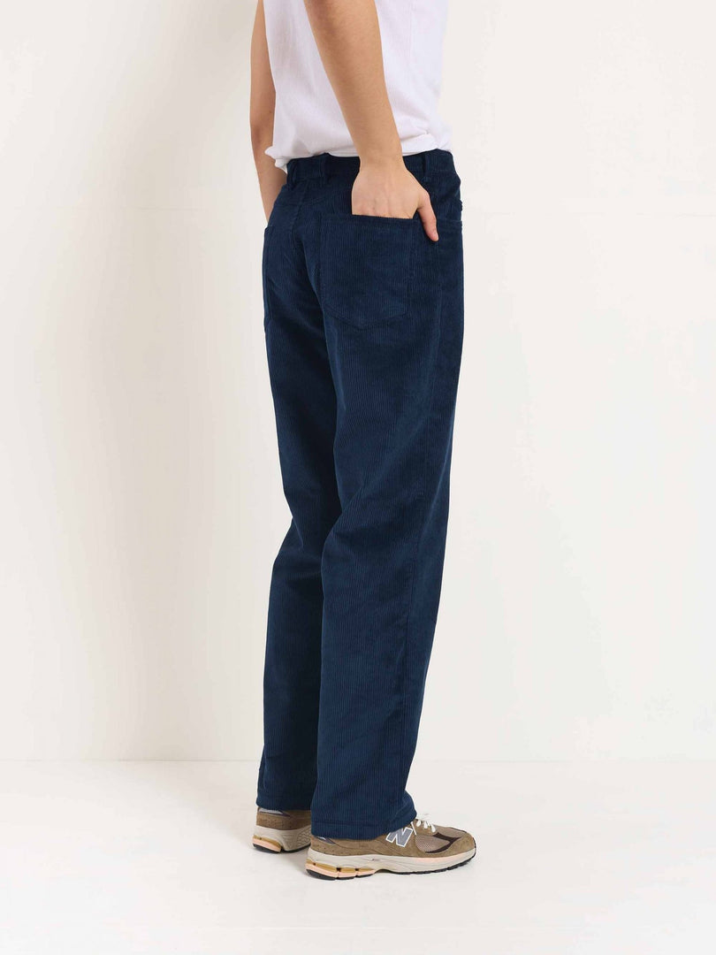 Navy Corduroy Trousers