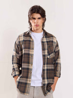 Load image into Gallery viewer, Olive Flannel Overshirt
