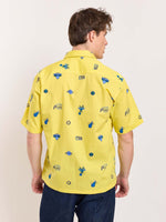 Load image into Gallery viewer, Yellow Bowling Shirt - Cropped Fit
