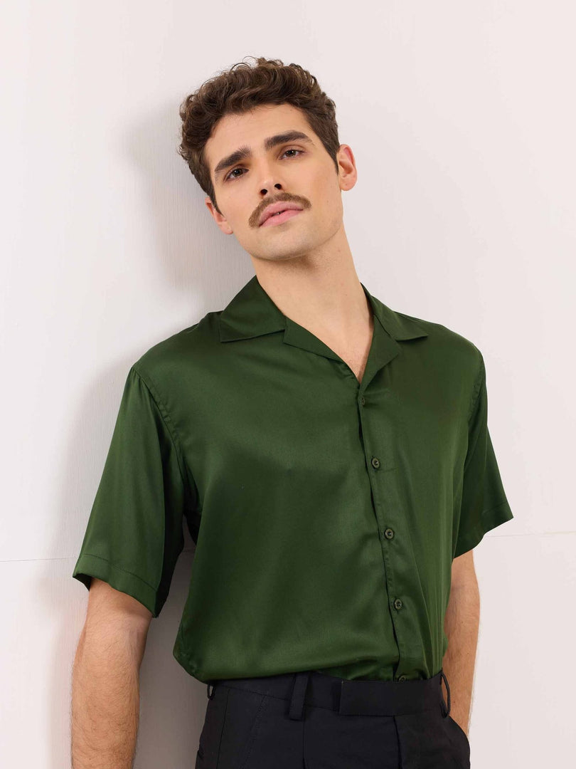 Bottle Green Resort Shirt