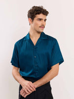 Load image into Gallery viewer, Teal Blue Resort Shirt
