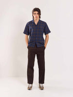 Load image into Gallery viewer, Dark Brown Loose Fit Twill Trouser
