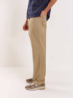 Load image into Gallery viewer, Sand Brown Loose Fit Twill Trousers
