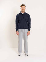 Load image into Gallery viewer, Dark Blue Quarter-Zip Sweatshirt
