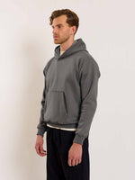 Load image into Gallery viewer, Dark Grey Cropped Fit Hoodie
